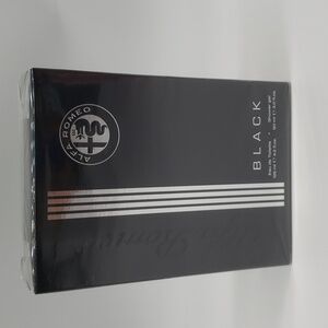 1477- Alfa Romeo Black Made In Italy For Men NWT